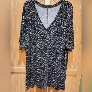 Torrid Favorite Cheetah Print Tunic 5X EUC